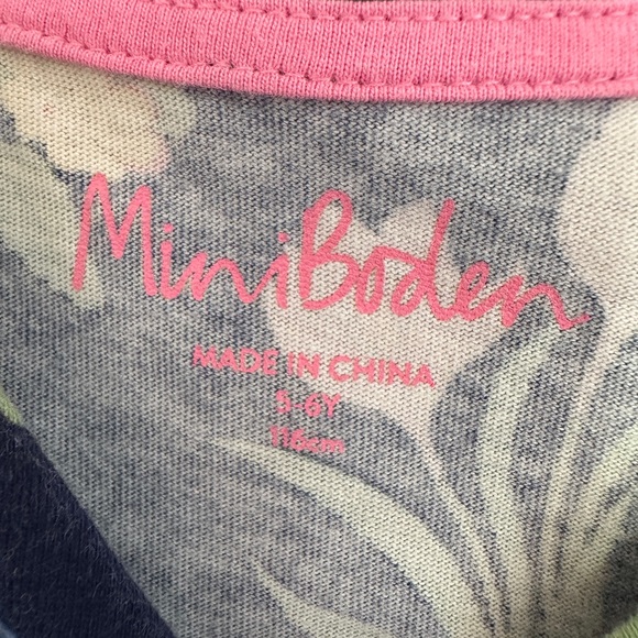 Mini Boden Navy Floral Kids Dress - Picture 3 of 3